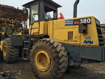 chất lượng  187hp Second Hand Wheel Loaders WA380-3 , Komatsu Compact Wheel Loader 3.2cbm nhà máy sản xuất