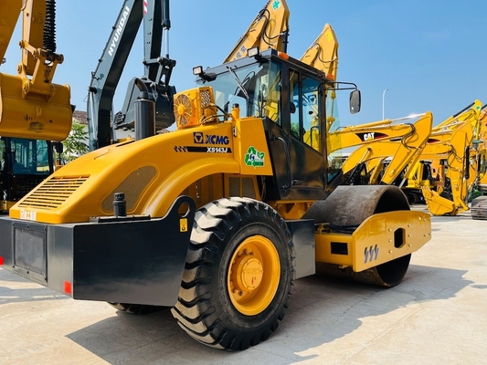 chất lượng  14 Ton Used XCMG XS143J Road Roller Second Hand Single Steel Vibratory Roller nhà máy sản xuất