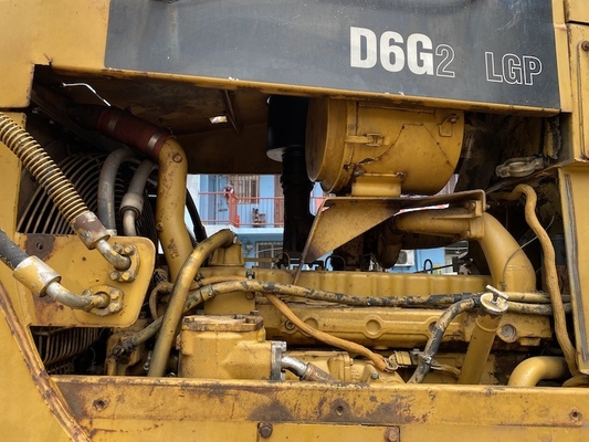 Đường ray thủy lực được sử dụng Máy ủi Caterpillar D6G2 Cat 16320KG cho các mỏ lộ thiên