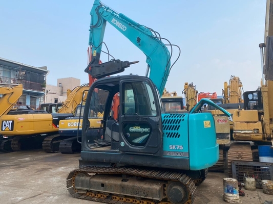 Máy đào bánh xích thủy lực SK75-8 đã qua sử dụng 7 tấn với gầu 0,4m3 6850kg