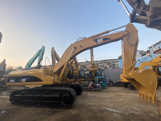 Chiếc máy đào cũ gốc Nhật Bản Cat 330C, Caterpillar sử dụng máy đào đường sắt 30 tấn