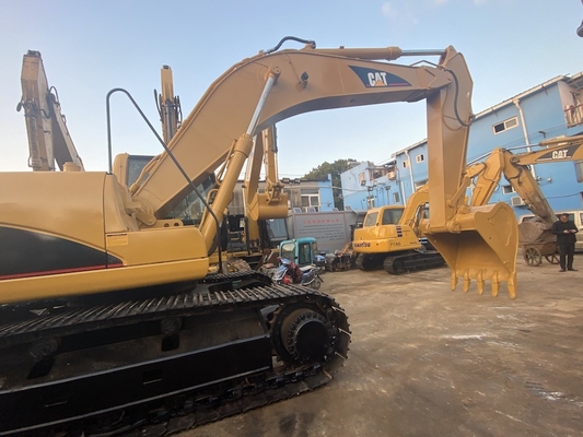 Chiếc máy đào cũ gốc Nhật Bản Cat 330C, Caterpillar sử dụng máy đào đường sắt 30 tấn