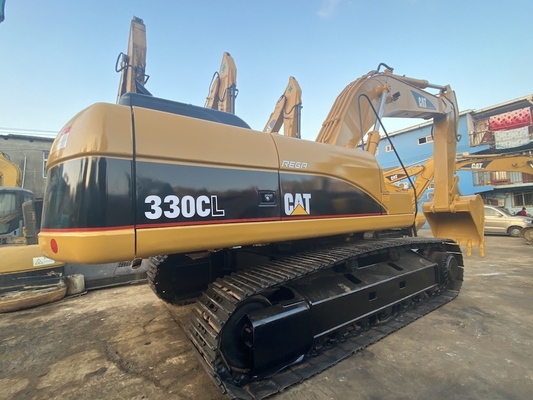 Chiếc máy đào cũ gốc Nhật Bản Cat 330C, Caterpillar sử dụng máy đào đường sắt 30 tấn