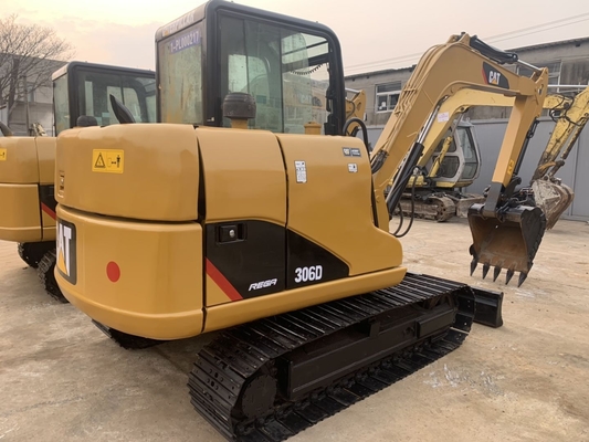 Chiếc máy đào thủy lực cũ gốc Nhật Bản Cat 306D, Caterpillar sử dụng máy đào đường ray 6 tấn