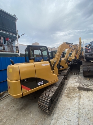Chiếc máy đào thủy lực cũ gốc Nhật Bản Cat 306D, Caterpillar sử dụng máy đào đường ray 6 tấn