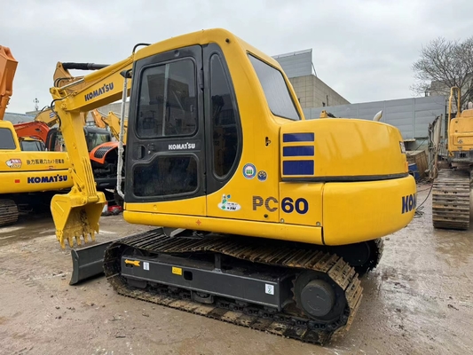 6 tấn nguyên bản Nhật Bản sử dụng Komatsu PC60-7 Crawler Excavator