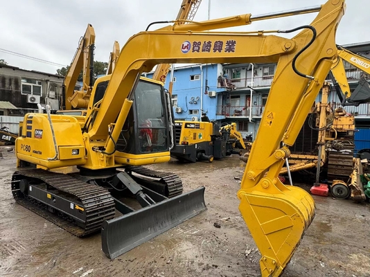 6 tấn nguyên bản Nhật Bản sử dụng Komatsu PC60-7 Crawler Excavator