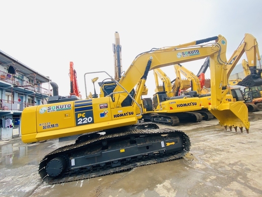 22 tấn nguyên bản Nhật Bản tay thứ hai Komatsu PC220-8 máy đào Crawler