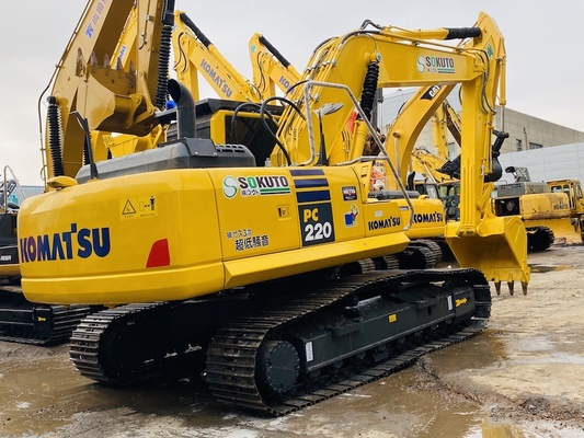 22 tấn nguyên bản Nhật Bản tay thứ hai Komatsu PC220-8 máy đào Crawler