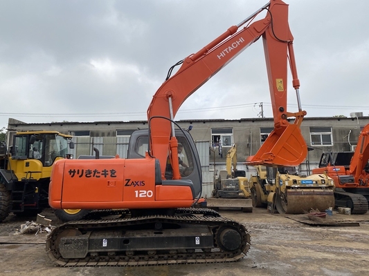 12 tấn nguyên bản Nhật Bản sử dụng Hitachi ZX120 Crawler Excavator với 66KW động cơ sức mạnh và 0,52m3 dung lượng xô
