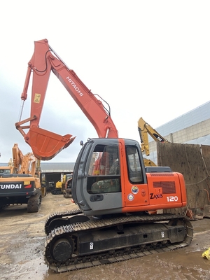 12 tấn nguyên bản Nhật Bản sử dụng Hitachi ZX120 Crawler Excavator với 66KW động cơ sức mạnh và 0,52m3 dung lượng xô