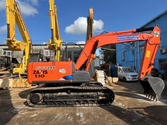 13 tấn nguyên bản Nhật Bản sử dụng Hitachi ZX130 Crawler Excavator với 66KW động cơ sức mạnh và 0,52m3 dung lượng xô