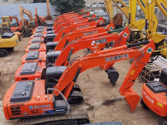 20 tấn nguyên bản Nhật Bản sử dụng Hitachi ZX200 Crawler Excavator với 109.6KW động cơ sức mạnh và 0,8 m3 dung lượng xô