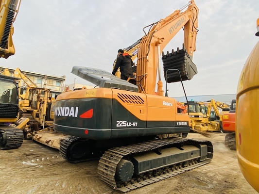 22 tấn Nhật Bản gốc tay thứ hai Hyundai R225 Crawler Excavator với 112 kW động cơ sức mạnh và 1,05 m3 dung lượng xô