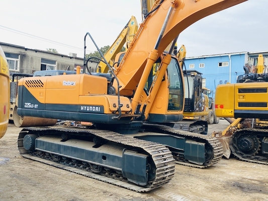 22 tấn Nhật Bản gốc tay thứ hai Hyundai R225 Crawler Excavator với 112 kW động cơ sức mạnh và 1,05 m3 dung lượng xô