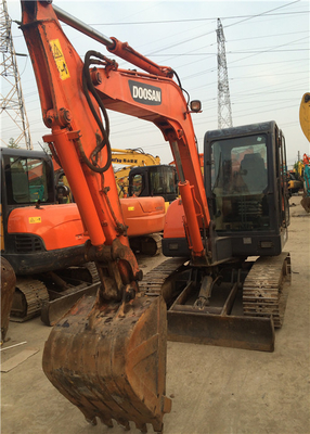 6 tấn nguyên bản sử dụng máy đào Doosan DH60-7 Crawler với dung lượng xô 0,09-0,2 m3