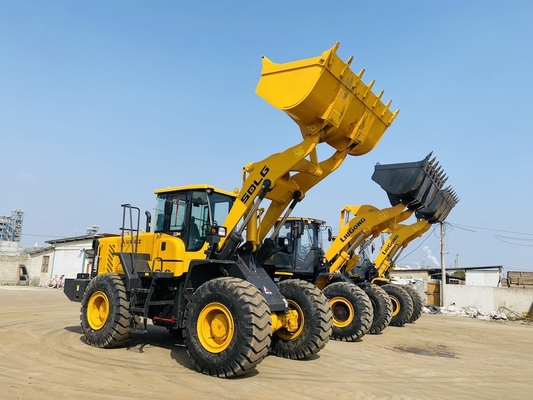 5 Tons sử dụng Liugong CLG856H Wheel Loader 3cbm Bucket Loader