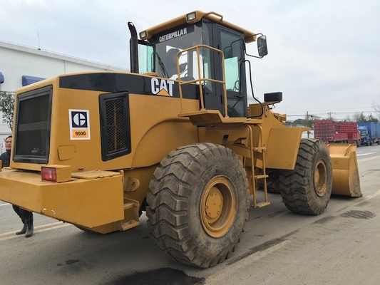 5-6 tấn Loader bánh xe cũ Cat 950G 2.9-3.6 m3 Loader xô