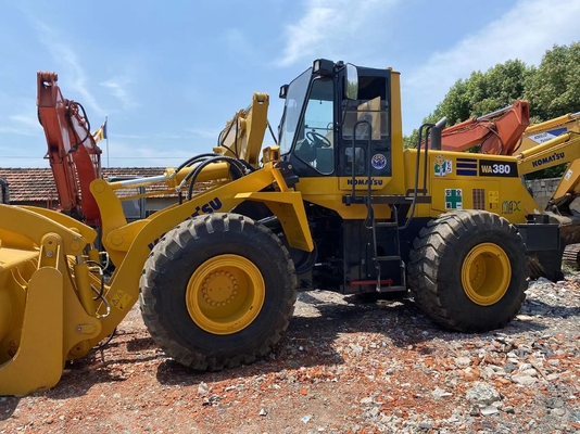 5-6 tấn Komatsu WA380-3 tay hai Loader bánh xe Loader mặt trước sử dụng