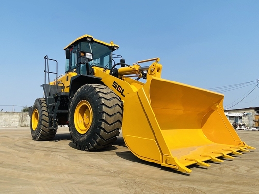 SDLG LG956L sử dụng tay thứ hai Loader bánh trước với dung lượng xô 2,5-4,5 m3