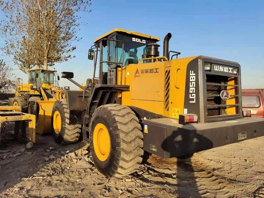 SDLG L958F sử dụng tay thứ hai Loader bánh xe phía trước 5-6Ton