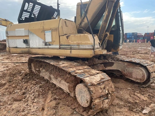 Chiếc máy đào cũ gốc Nhật Bản Cat 320b, Caterpillar sử dụng máy đào đường ray 20 tấn