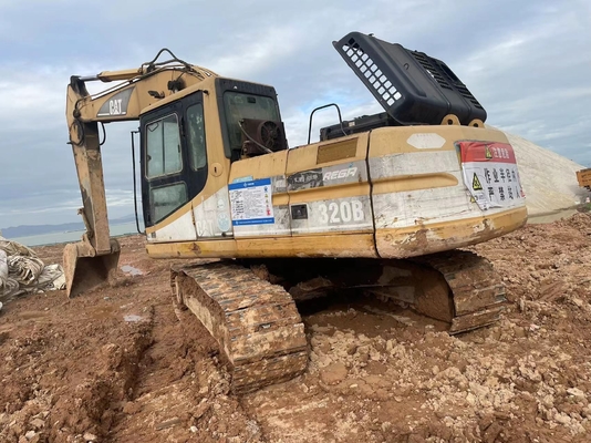 Chiếc máy đào cũ gốc Nhật Bản Cat 320b, Caterpillar sử dụng máy đào đường ray 20 tấn