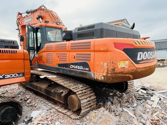 42 tấn nguyên bản sử dụng Doosan DX420LC-9C Excavator Crawler với dung lượng xô 2 m3 Excavator cũ
