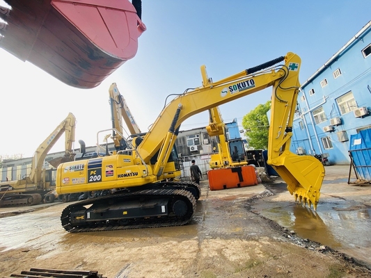 20 tấn gốc Nhật Bản sử dụng Komatsu PC200-8 máy đào Crawler được sử dụng