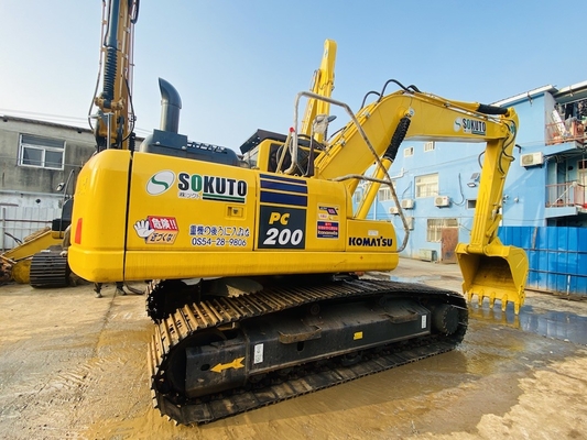 20 tấn gốc Nhật Bản sử dụng Komatsu PC200-8 máy đào Crawler được sử dụng
