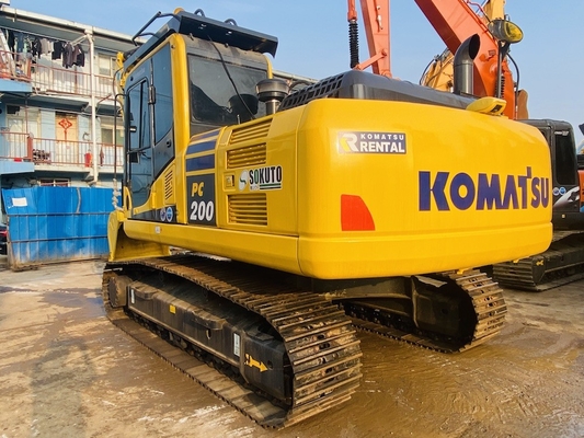 20 tấn gốc Nhật Bản sử dụng Komatsu PC200-8 máy đào Crawler được sử dụng