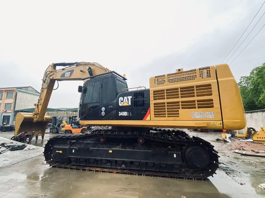 Chiếc máy đào cũ gốc Nhật Bản Cat 349D, Caterpillar sử dụng máy đào đường sắt 49 tấn