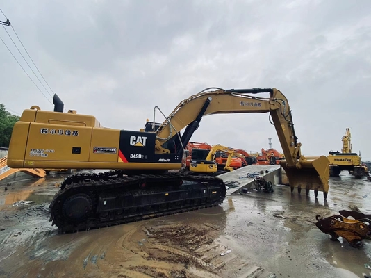 Chiếc máy đào cũ gốc Nhật Bản Cat 349D, Caterpillar sử dụng máy đào đường sắt 49 tấn
