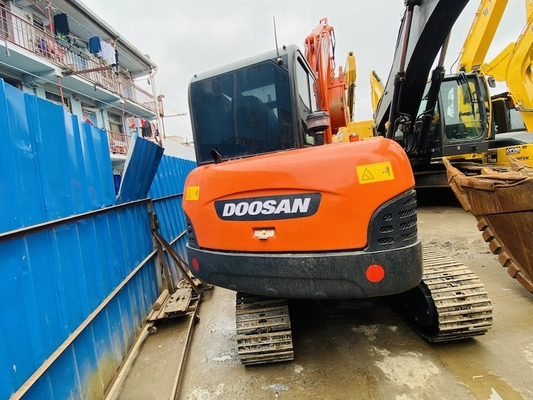 6 tấn nguyên bản sử dụng Doosan DH60-7 Crawler Excavator tay thứ hai với dung lượng xô 0,09-0,2 m3
