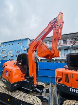 6 tấn nguyên bản sử dụng Doosan DH60-7 Crawler Excavator tay thứ hai với dung lượng xô 0,09-0,2 m3