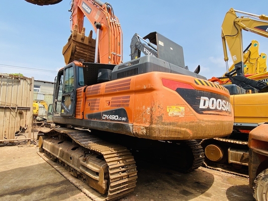 49 tấn nguyên bản sử dụng Doosan DX490LC-9C Crawler Excavator tay thứ hai với dung lượng xô 2,72 m3