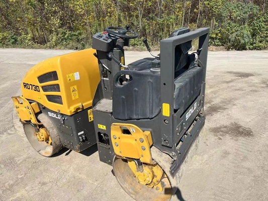 3 tấn rung lắc tay thứ hai đường cuộn, sử dụng SDLG RD730 rung lắc compactor cho thiết bị nặng