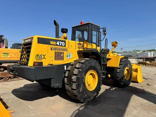 Máy tải bánh xe Komatsu WA470-3 cũ Máy tải đường trước 3.9 M 3