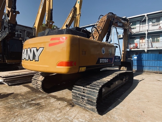 21 tấn sử dụng Sany SY215C máy đào thủy lực Máy đào tay thứ hai với dung lượng xô 1,1 M3
