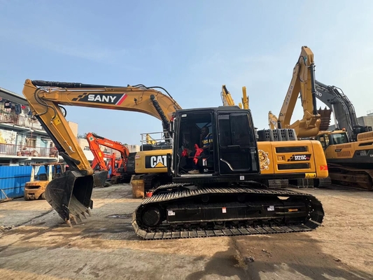 21 tấn sử dụng Sany SY215C máy đào thủy lực Máy đào tay thứ hai với dung lượng xô 1,1 M3