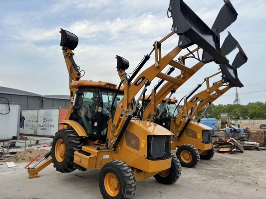 Sử dụng CAT Caterpillar 420F Loader Backhoe Máy thủy lực Máy khai quật CAT Backhoe