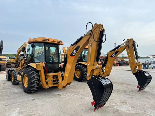 Sử dụng CAT Caterpillar 420F Loader Backhoe Máy thủy lực Máy khai quật CAT Backhoe