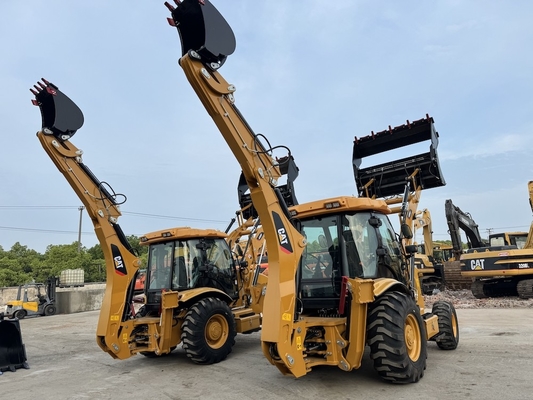 Sử dụng CAT Caterpillar 420F Loader Backhoe Máy thủy lực Máy khai quật CAT Backhoe