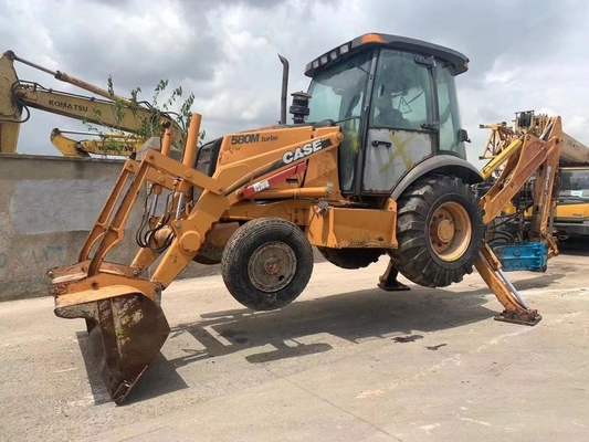 Mỹ sử dụng CASE 580M Loader Backhoe Máy thủy lực tay thứ hai CASE 580M Backhoe Excavator