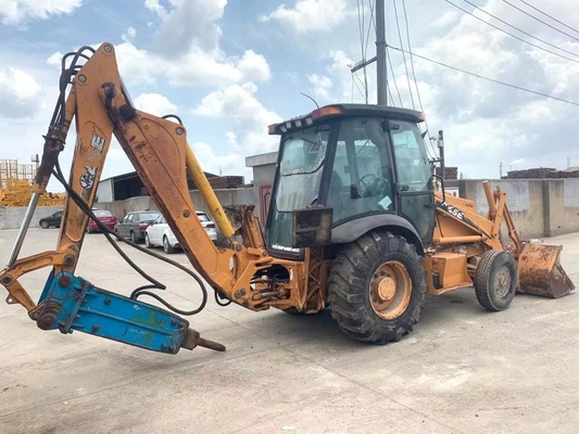 Mỹ sử dụng CASE 580M Loader Backhoe Máy thủy lực tay thứ hai CASE 580M Backhoe Excavator