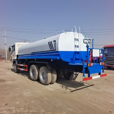 20 m3 245hp tay hai Kinland Dongfeng 6x4 Máy phun nước xe bể nước xe bể nước sử dụng