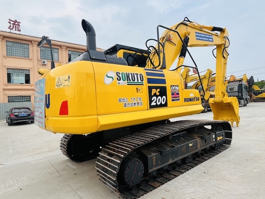 PC200-8 20 Tons sử dụng Backhoe Crawler máy đào thủy lực gốc Nhật Bản