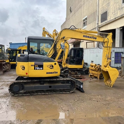 7 tấn sử dụng Komatsu PC78US máy đào cũ Komatsu Crawler máy đào máy xây dựng