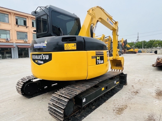 Đồ dùng nguyên bản Komatsu PC78US máy đào lượn cũ 7 tấn Máy đào mini