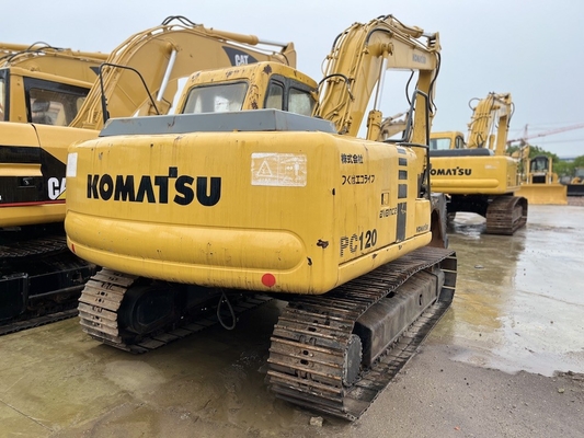 12 tấn Nhật Bản sử dụng Komatsu PC120-6 Excavator tay thứ hai Komatsu Hydraulic crawler Digger